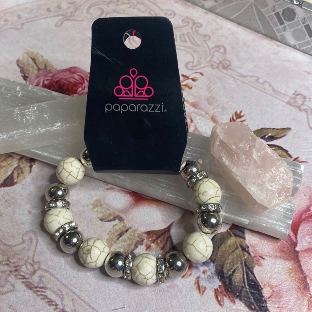 NEW - Faux Howlite & Rhinestones - “The Ruling Class” by Paparazzi